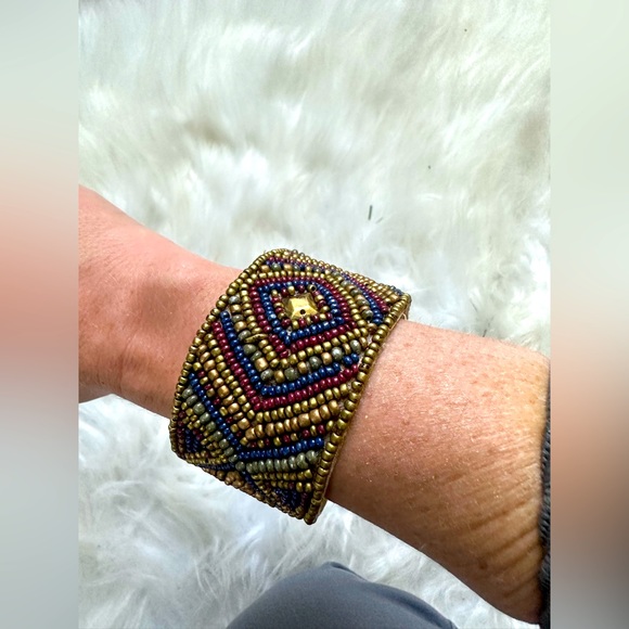 Bohemian beaded bracelet - Picture 3 of 5